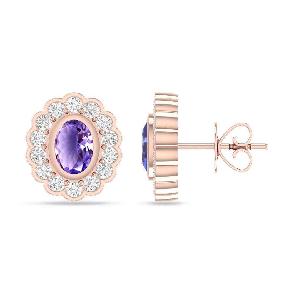Rose Gold - Tanzanite